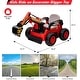 preview thumbnail 18 of 22, Kids Ride-On Electric Excavator Digger with Remote Control & Digging Arm