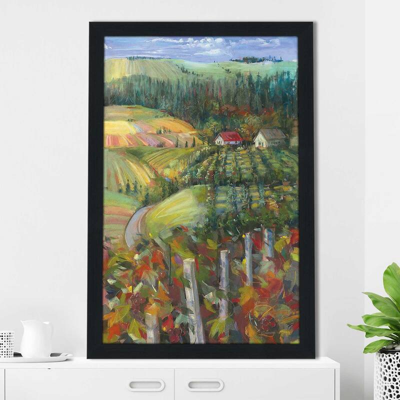 "Quiet Farm Field" by Carol Rowan Print on Acrylic.