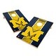 preview thumbnail 1 of 4, Vintage Michigan Wolverines 2x4 Tailgate Cornhole Boards Include Carrying Case