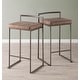 preview thumbnail 3 of 18, Carbon Loft Forrest Antique Stackable Fully Welded Counter Stool (Set of 3)