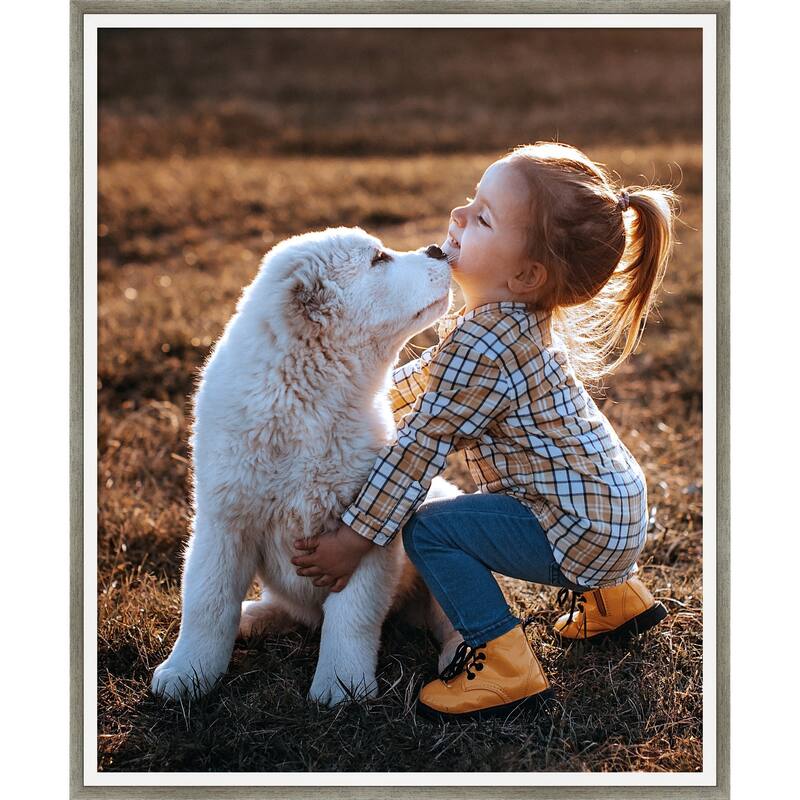 Lucie Black Framed Picture Frame, Photo Frame - 18x22 - Lucie Silver White