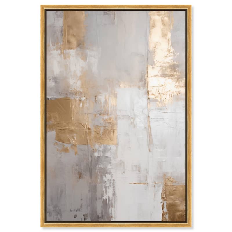 Woven Reminiscence I Canvas by Art Remedy - Gold - 24" x 36"