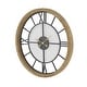 preview thumbnail 3 of 6, Brown Wooden Decorative Wall Clock - 40 x 4 x 40