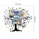 preview thumbnail 3 of 3, Walplus Photo Frame Tree Luggage Tags Wall Sticker DIY Art Home Decor