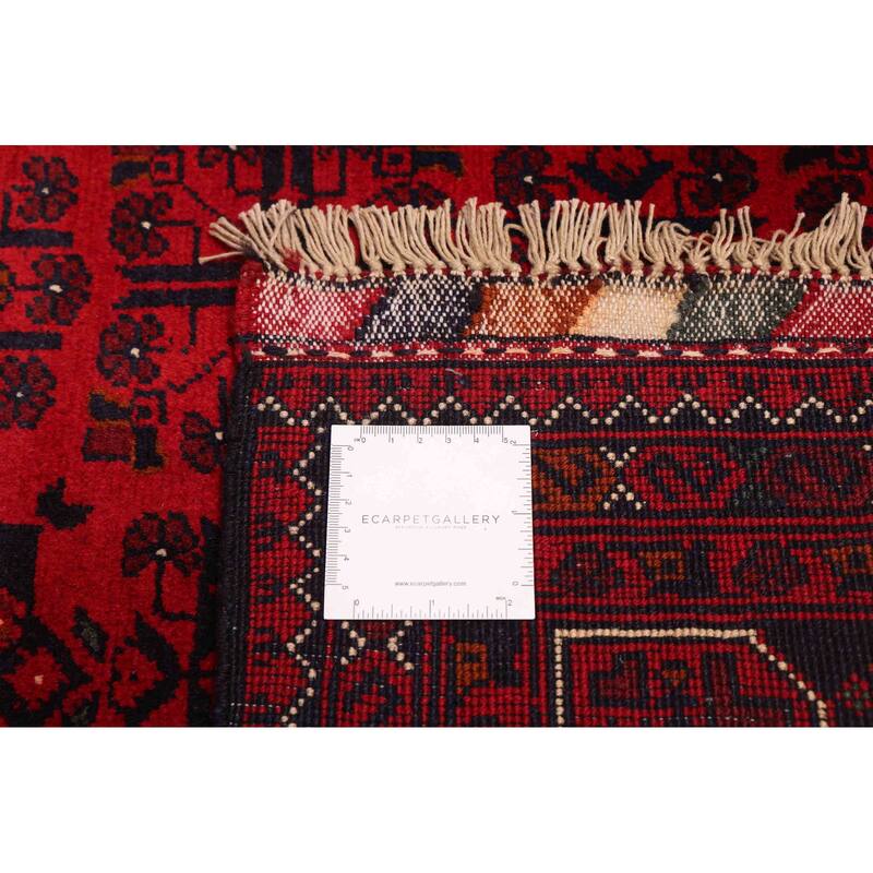 ECARPETGALLERY Hand-knotted Finest Khal Mohammadi Red Wool Rug - 5'1 x 6'8