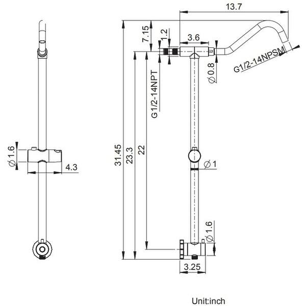 5 -Spray Patterns 10 in. Wall Mount Dual Shower Heads Plastic Drill-Free Adjustable Slide Bar and Hose in Brushed Nickel