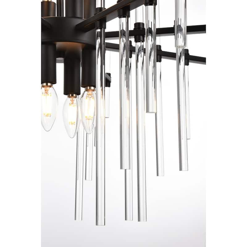 Samuel 27 inch Crystal Rod Pendant - N/A