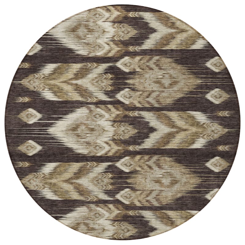 HomeRoots Southwestern Transitional Rectangle Outdoor Rug