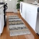 preview thumbnail 91 of 132, Premium Washable Super Soft Modern Ombre Stripe Mayfield Rug Gray - 2'3" x 7'6"