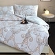 3pcs King Size Comforter Sets Down Alternative Reversible Light Blue ...