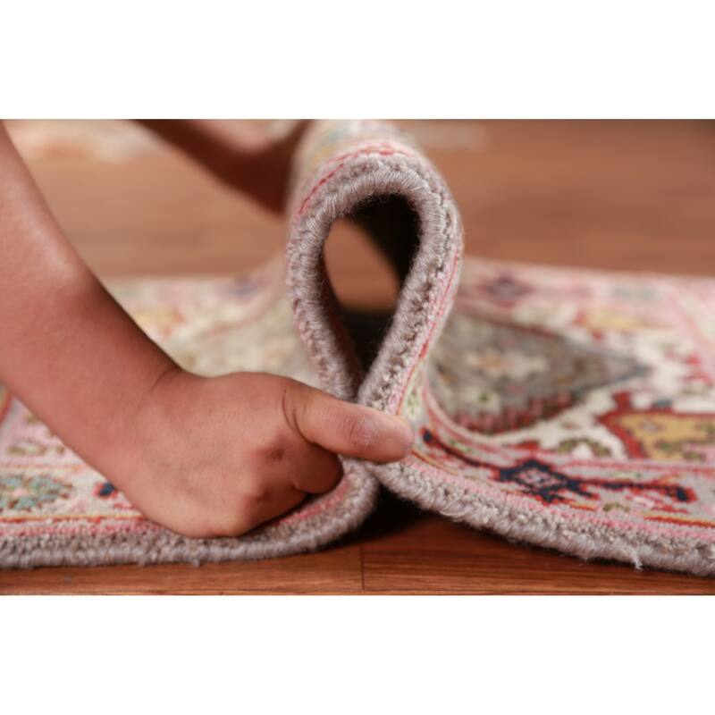 Gray Heriz Serapi Oriental Rug Handmade Wool Carpet - 2'0" x 3'0"