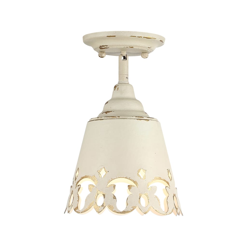 Golden Lighting 0883-SF Eloise 8" Wide Semi-Flush Ceiling Fixture