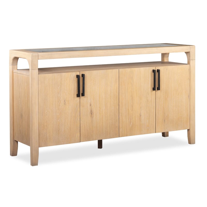 Magnussen Home Somerset Butternut Sideboard - 64''W x 18''D x 35.75''H - 64''W x 18''D x 35.75''H - Butternut