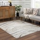 preview thumbnail 52 of 50, Hauteloom Liverpool Living Room, Bedroom Area Rug - Contemporary - Cream,Green - 7'10" x 10'