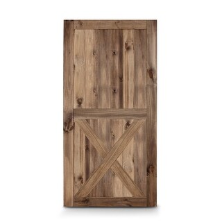 Shop Belleze 42in X 84in Single X Frame Sliding Barn Door