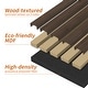 preview thumbnail 26 of 38, Art3d 24''x94.5'' Wood Slat Acoustic Wall Paneling for Interior and Ceiling Decor,Pack of 2
