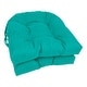 preview thumbnail 13 of 16, 16-inch U-shaped Indoor/ Outdoor Chair Cushion (Set of 2) - 16" x 16"