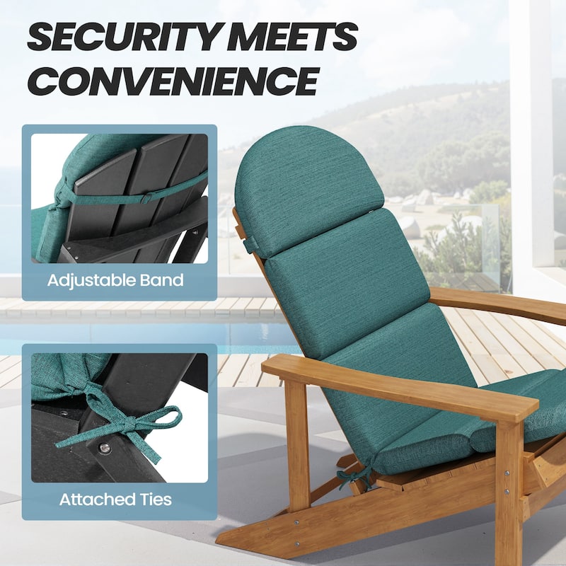 Outdoor Adirondack Chair Cushion Sunbrella / Fabric Patio Chair Pad