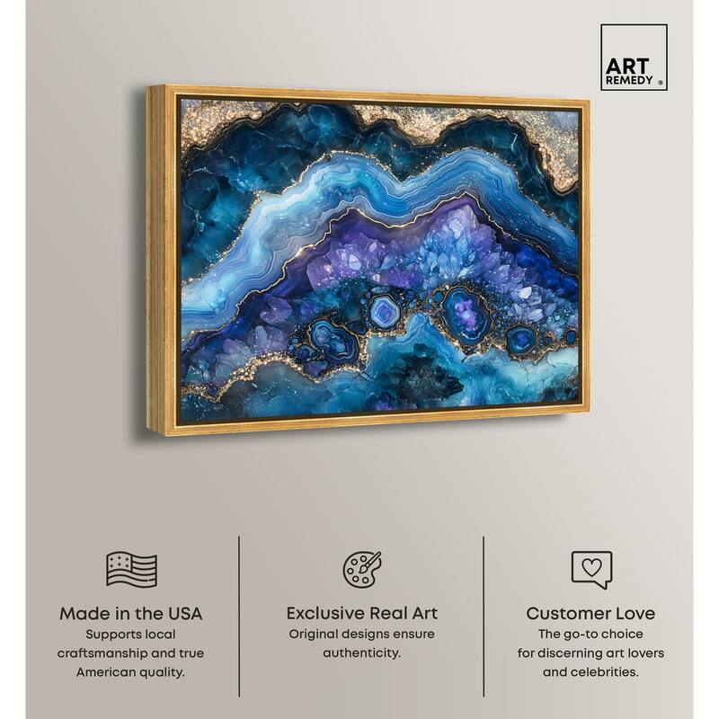Galactic Geode II Canvas by Art Remedy