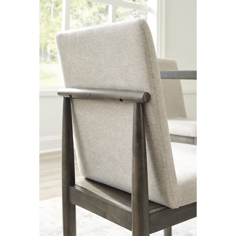 Signature Design by Ashley Arkenton Gray/Brown Dining Table and 2 Chairs and 2 Benches