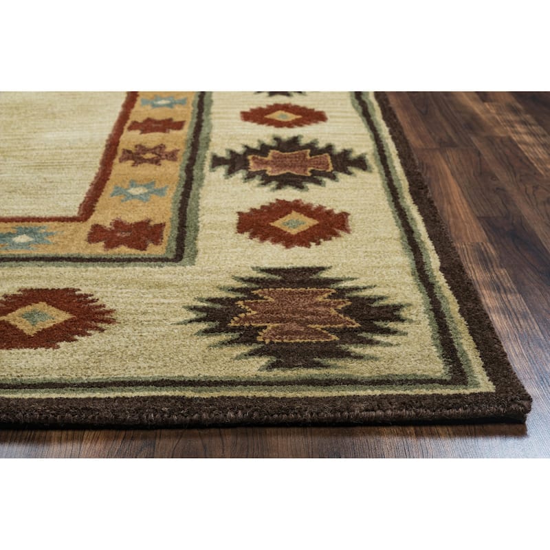 Alora Decor Ryder Hand-tufted Southwestern Wool Rug