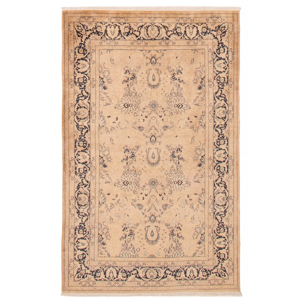 ECARPETGALLERY Hand-knotted Pako Persian 18 Of 20 Coral Wool Rug - 4'6 x 7'2