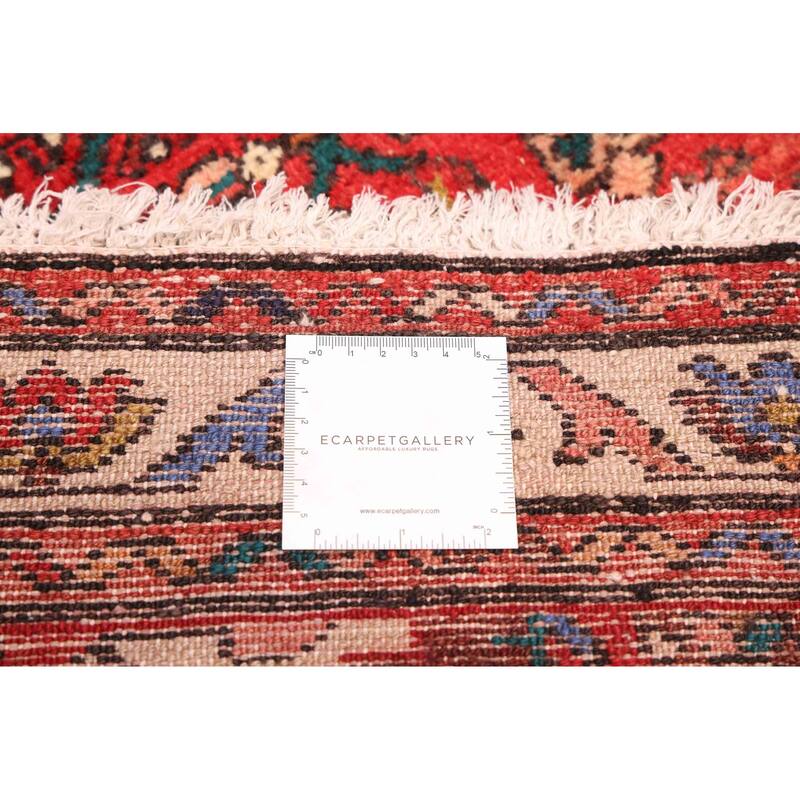 ECARPETGALLERY Hand-knotted Andelz Red Wool Rug - 2'8 x 9'6