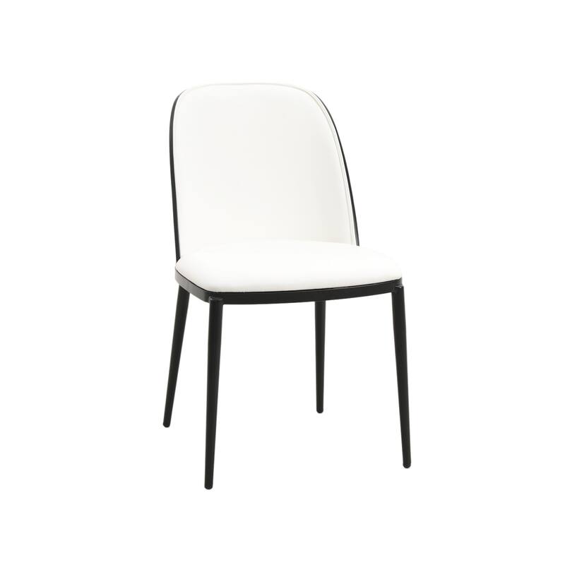 Voren 7-Piece Dining Set 55-Inch Rectangular Sintered Stone Dining Table and 6 Dining Side Chairs