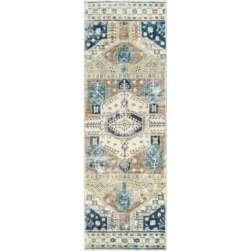 Livabliss Karana Vintage Medallion Printed Area Rug