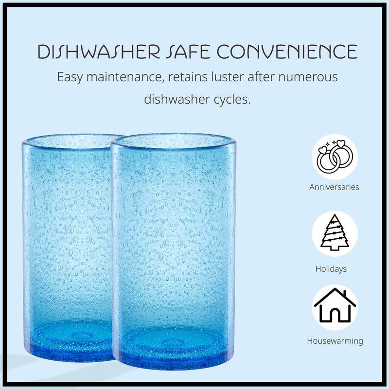 Artland Set of 4 Iris Highball Glass - 17 oz