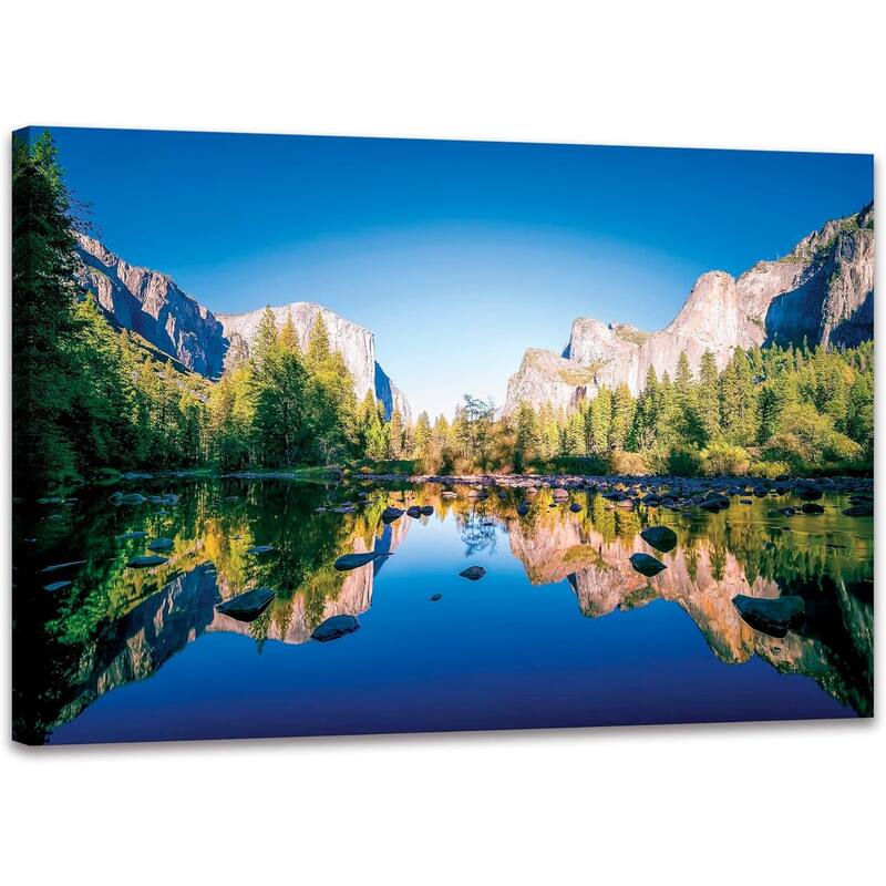 Yosemite National Park Canvas Wall Art Forest - 24 x 16