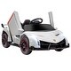 preview thumbnail 1 of 8, Lamborghini Veneno 12V Ride-On Car for Kids with Remote Control, Bluetooth, Butterfly Doors, Suspension, Songs, Lights White