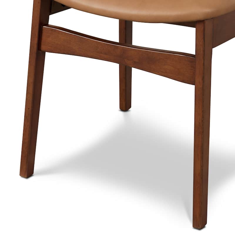 Oliva Full-Grain Italian Leather Dining Chair