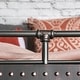 preview thumbnail 3 of 5, Wini Industrial Black Full over Full Metal Bunk Bed by Furniture of America
