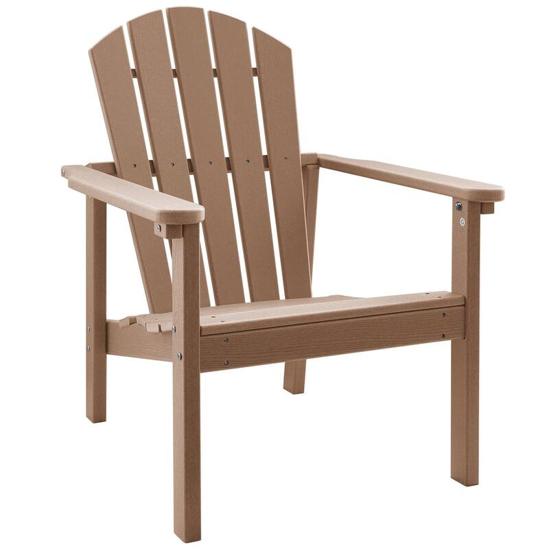 All Weather HDPE Stackable Adirondack Chair,Space-Saving Outdoor Patio Chair