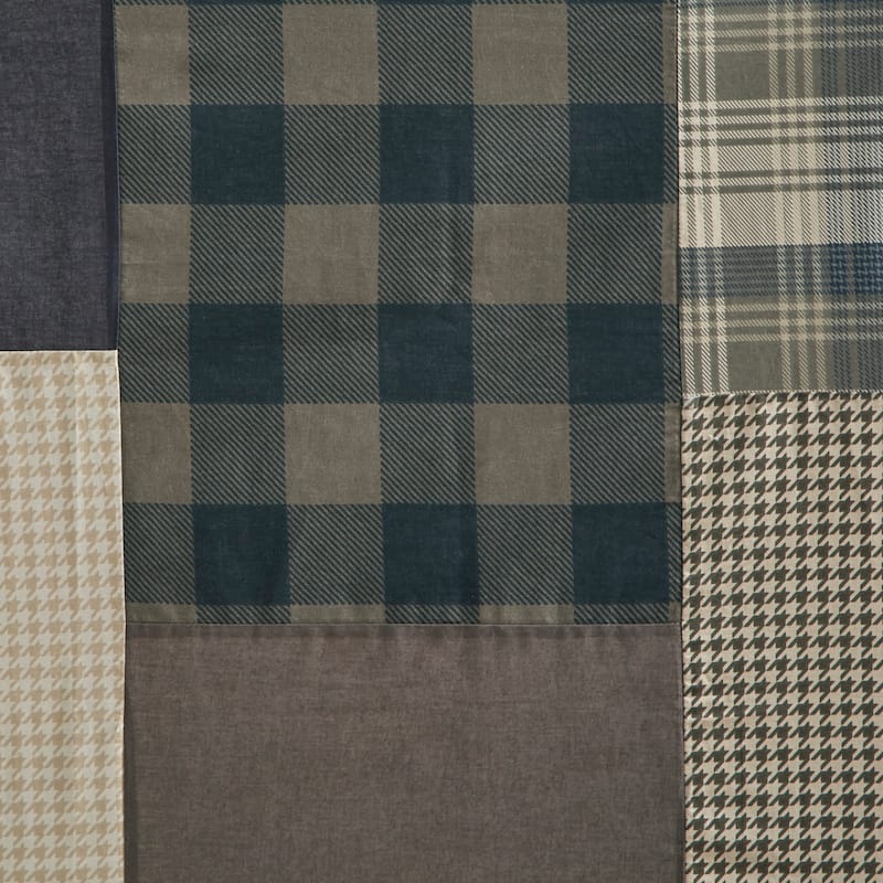 Woolrich Winter Hills Tan Cotton Shower Curtain