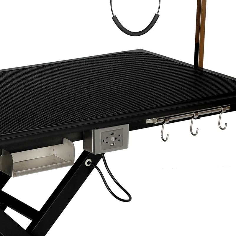 Super Deluxe Electric Pet Grooming Table with Adjustable Height, 110V/220V , Highly Recommended by Professional Groomers!
