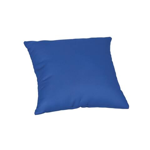 Sunbrella 16-inch Square Solid Color Outdoor Throw Pillow