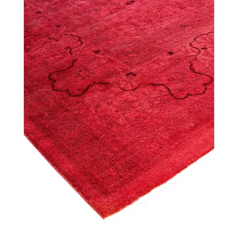 Fine Vibrance, One-of-a-Kind Hand-Knotted Area Rug - Pink, 8' 3" x 10' 3" - 8' 3" x 10' 3"