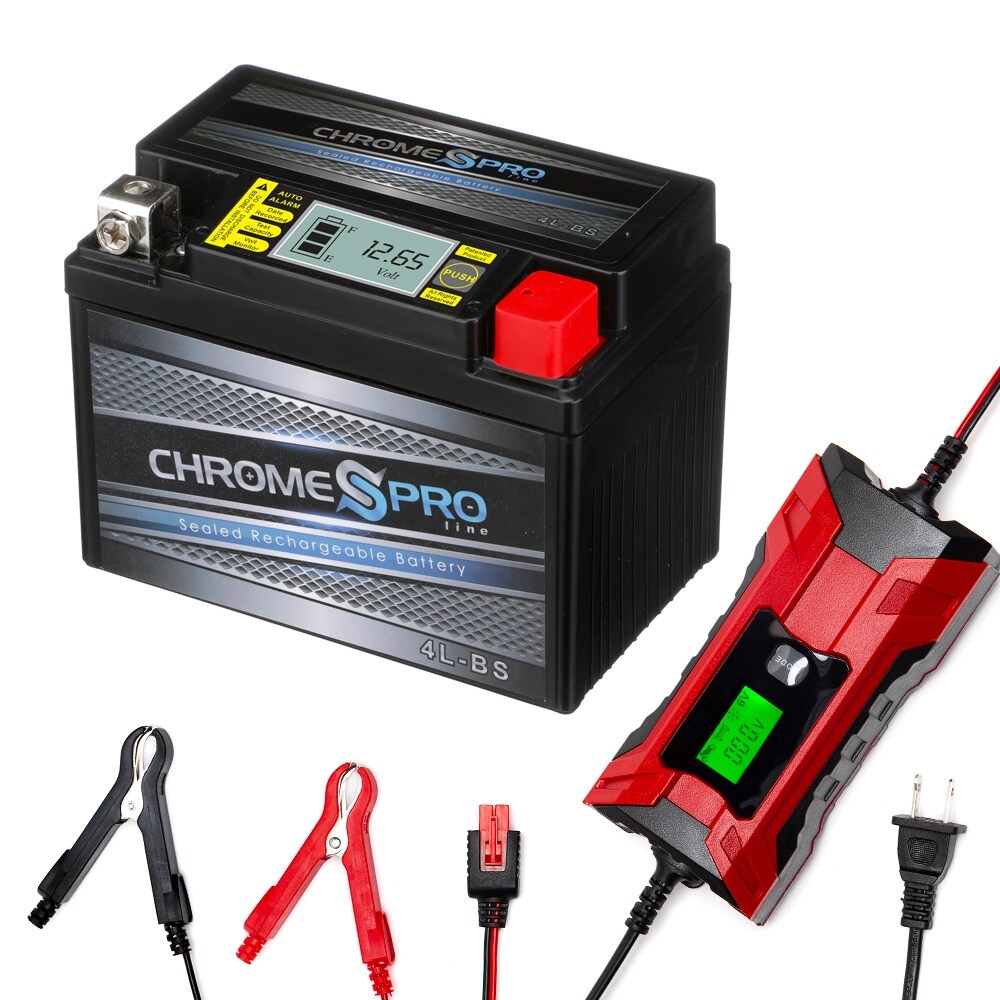 Ytx4l Bs Igel Powersport Battery 2 4a Smart Battery Charger Bundle Of 2 Red On Sale Overstock Ytx4l Bs Igel Powersport Battery 2 4a Smart Battery Charger Bundle Of 2 Red On Sale Overstock