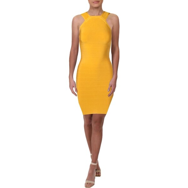 marciano yellow dress