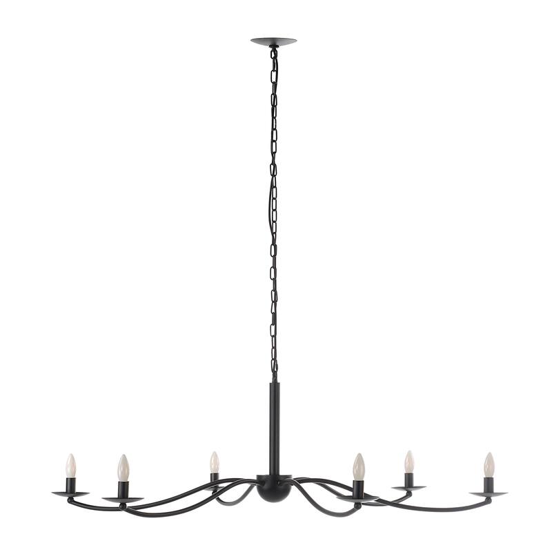 Renwil Landen 75.75" Height Ceiling Fixture, Powder Coated Matte Black
