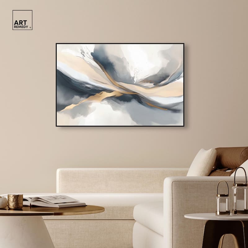 Dynamic Swirls II Canvas by Art Remedy