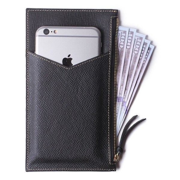 Shop Rfid Blocking Women'S Genuine Leather Wallet Credit Card Holder Zipper Purse - Free ...