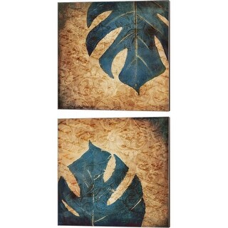 Patricia Pinto 'Balazo Damask' Canvas Art (Set of 2)
