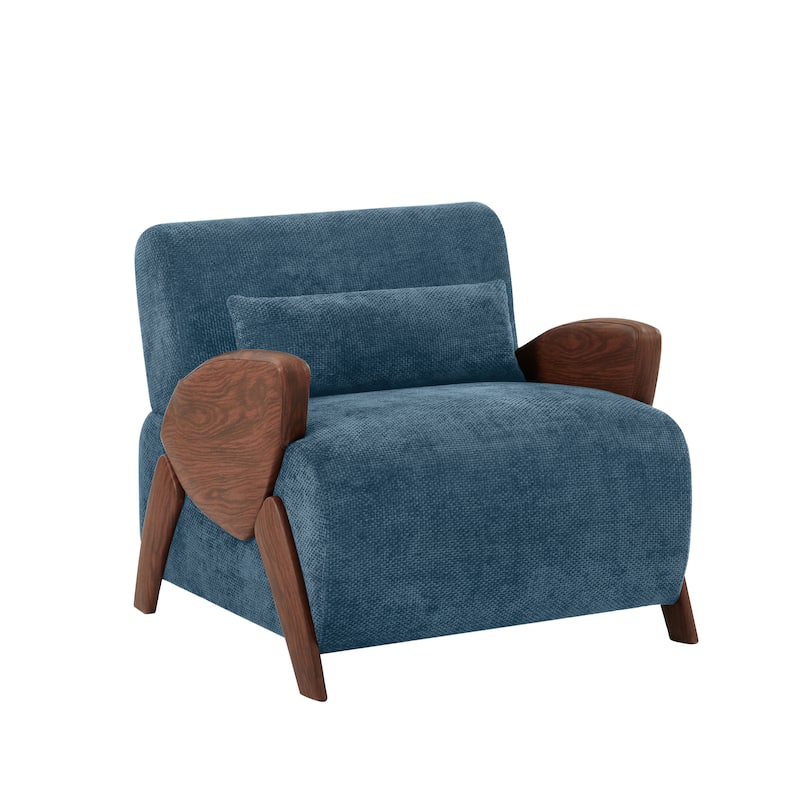 Modern Accent Armchair with Plush Cushioning