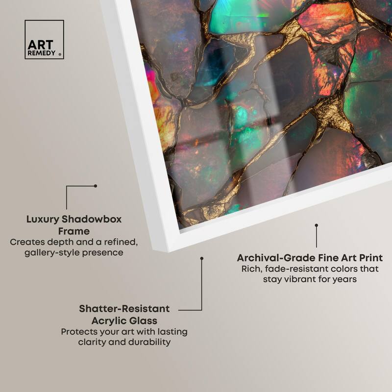 Stonic Rainbow Shadowbox by Art Remedy