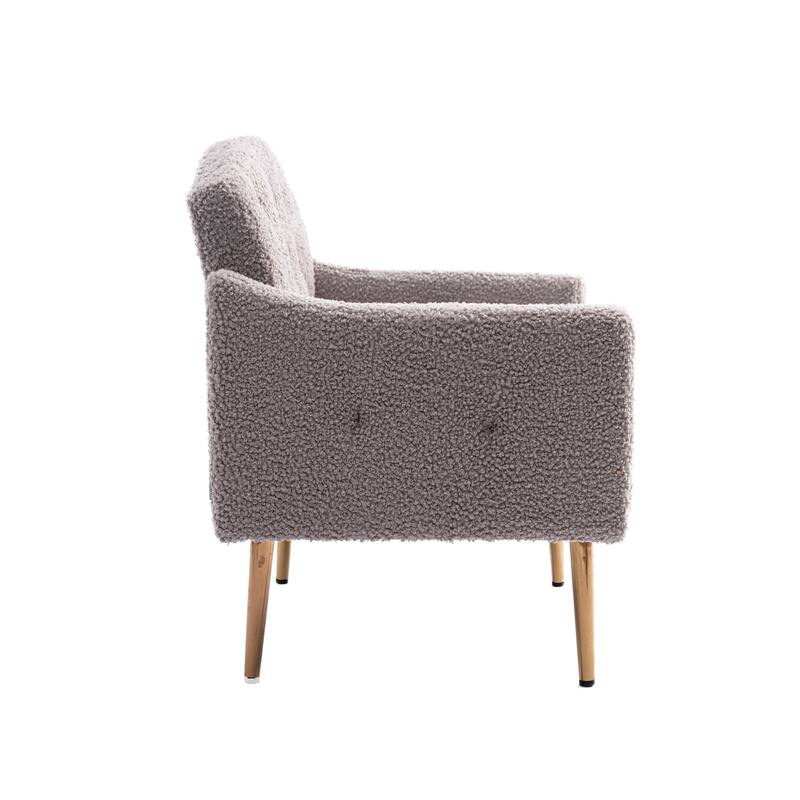 Tufted Decorative Fabric Armchair