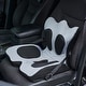 preview thumbnail 12 of 11, CAROCC Gray and Black Full Support Seat Cushion Ergonomic Foam-latex Pad and Fabric upholstery