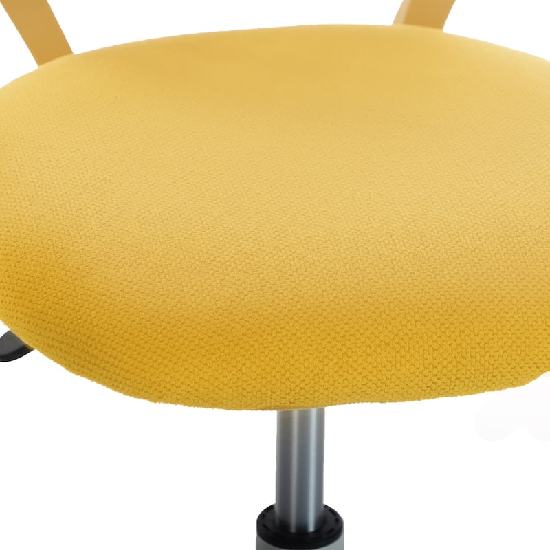 HomyLin Armless Home Office Task Chair Kids Desk Chair Mid-Back